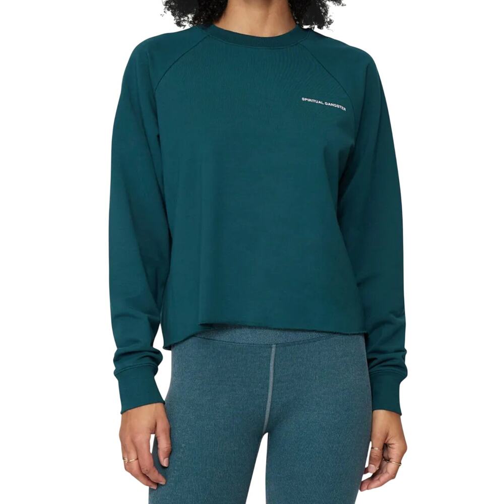 Spiritual Gangster Lizzy Cropped Sweatshirt Medium